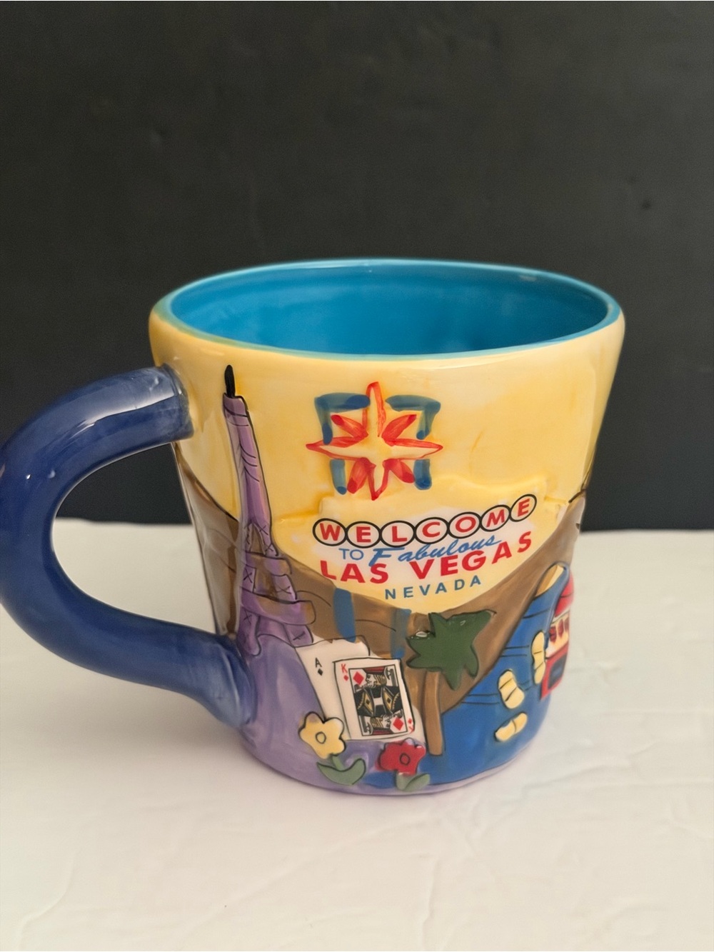 Las Vegas Hand Painted Coffee Tea  Mag